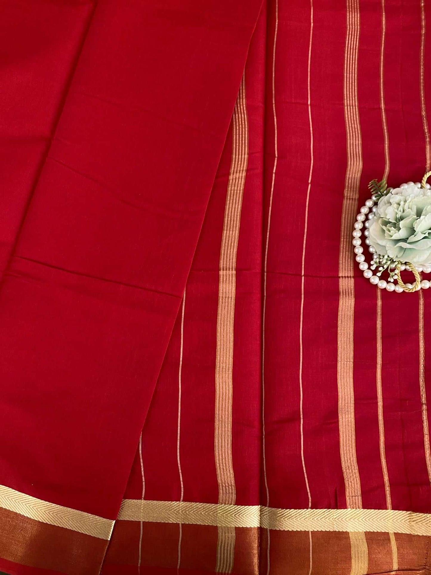 COTTON PLAIN BORDER SAREE