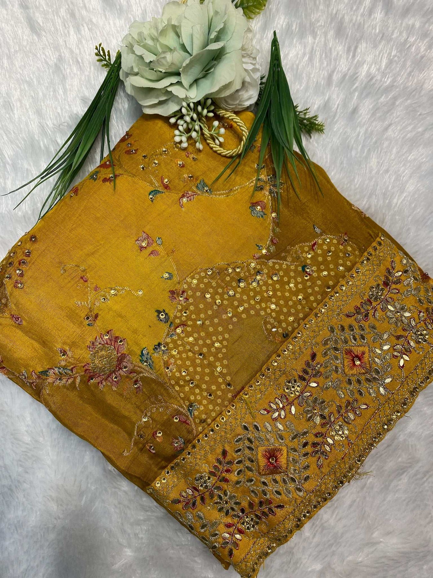 SKY BLUE DOLA SILK SUIT