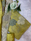 Emerald green patch work suit