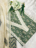FLORAL MINT GREEN KIROSHIYA WORK  SUIT